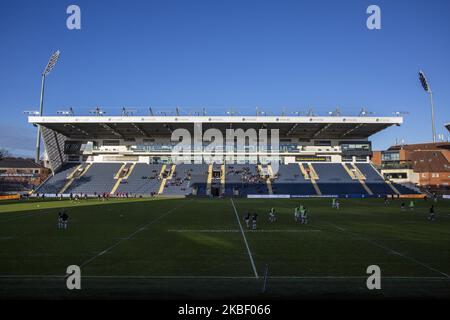 Ein allgemeiner Blick auf den Norden während des Greene King IPA Championship-Spiels zwischen Yorkshire Carnegie und Newcastle Falcons im Headingley Carnegie Stadium, Leeds am Sonntag, den 19.. Januar 2020. (Kredit: Mark Fletcher | MI News) (Foto von MI News/NurPhoto) Stockfoto