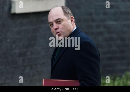 Verteidigungsminister Ben Wallace nimmt am 21. Januar 2020 in London, England, an einer wöchentlichen Kabinettssitzung in der Downing Street im Zentrum von London Teil. (Foto von Wiktor Szymanowicz/NurPhoto) Stockfoto