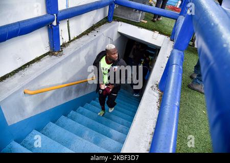 Lamin Jallow von US Salernitana 1919 während des Serie B-Spiels zwischen Delfino Pescara 1936 und US Salernitana 1919 im Stadio Adriatico, Pescara, Italien am 19. Januar 2020 (Foto: Giuseppe Maffia/NurPhoto) Stockfoto