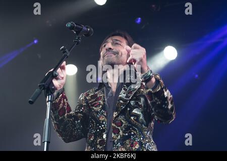 Antonio Carmona von der neuen spanischen Flamenco-Band Ketama tritt am 23. Januar 2020 in Madrid, Spanien, auf der Bühne von La Riviera auf. (Foto von Oscar Gonzalez/NurPhoto) Stockfoto