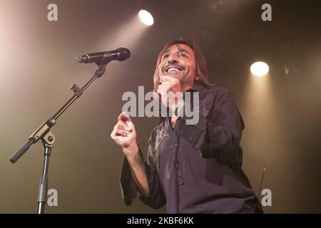 Antonio Carmona von der neuen spanischen Flamenco-Band Ketama tritt am 23. Januar 2020 in Madrid, Spanien, auf der Bühne von La Riviera auf. (Foto von Oscar Gonzalez/NurPhoto) Stockfoto