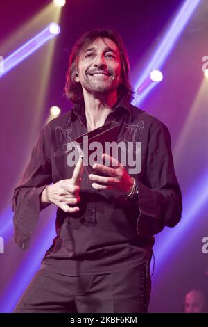 Antonio Carmona von der neuen spanischen Flamenco-Band Ketama tritt am 23. Januar 2020 in Madrid, Spanien, auf der Bühne von La Riviera auf. (Foto von Oscar Gonzalez/NurPhoto) Stockfoto