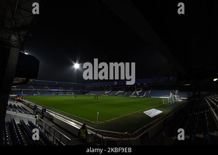 Eine allgemeine Ansicht des Stadions vor dem Spiel der FA Cup Fourth Round zwischen den Queens Park Rangers und Sheffield am Mittwoch im Kiyan Prince Foundation Stadium am 24. Januar 2020 in London, England. (Foto von MI News/NurPhoto) Stockfoto