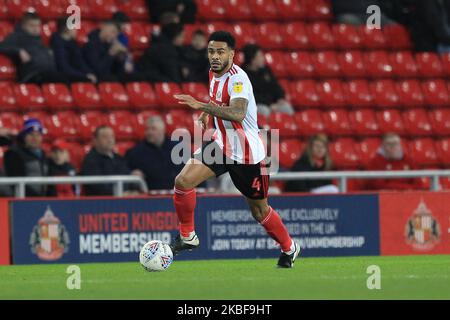 Jordan Willis von Sunderland während des Sky Bet League 1-Spiels zwischen Sunderland und Doncaster Rovers am Freitag, den 24.. Januar 2020 im Stadium of Light, Sunderland. (Foto von Mark Fletcher/MI News/NurPhoto) Stockfoto