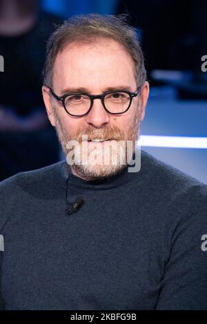 Valerio Mastandrea während der Fernsehsendung „Domenica IN“, in Rom, Italien, am 26. Januar 2020. (Foto von Mauro Fagiani/NurPhoto) Stockfoto