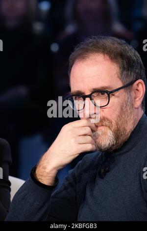 Valerio Mastandrea während der Fernsehsendung „Domenica IN“, in Rom, Italien, am 26. Januar 2020. (Foto von Mauro Fagiani/NurPhoto) Stockfoto