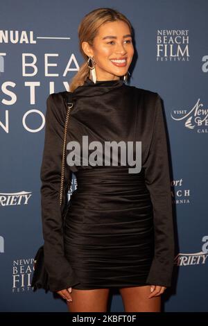 Montana Brown nimmt am 29. Januar 2020 an der britischen Auszeichnung des Newport Beach Film Festival 2020 im Langham Hotel in London, England, Teil. (Foto von Robin Pope/NurPhoto) Stockfoto