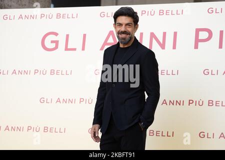 Pierfrancesco Favino nimmt am 30. Januar 2020 in Rom, Italien, an der Fotozelle „Gli Anni Più Belli“ Teil (Foto: Luca Carlino/NurPhoto) Stockfoto