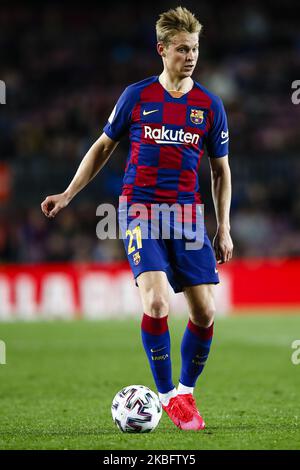 21 Frenkie De Jong aus Holland des FC Barcelona während des spanischen Copa del Rey-Spiels zwischen dem FC Barcelona und Leganes im Camp Nou am 30. Januar 2020 in Barcelona, Spanien. (Foto von Xavier Bonilla/NurPhoto) Stockfoto