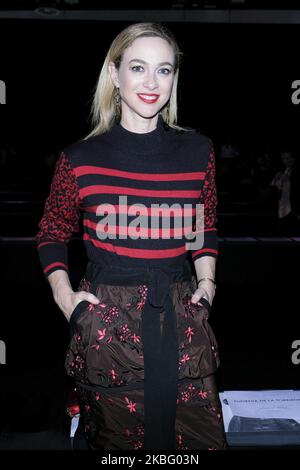 Marta Hazas während einer Modenschau während der Mercedes Benz Fashion Week Madrid Herbst/Winter 2020-21 am 1. Februar 2020 in Madrid, Spanien (Foto von Oscar Gonzalez/NurPhoto) Stockfoto