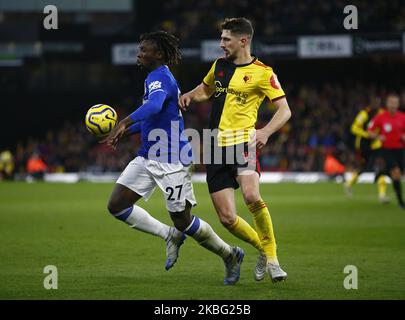 Evertons Moise Kean während des Premier League-Spiels zwischen Watford und Everton am 01 2020. Januar im Vicarage Road Stadium, Watford, England. (Foto von Action Foto Sport/NurPhoto) Stockfoto