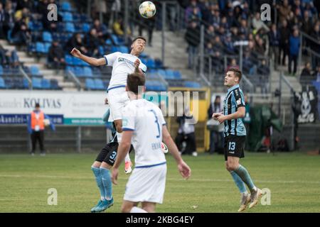 Marcel kostspielig von 1. FC Magdeburg während des 3. Bundesliga-Spiel zwischen SV Waldhof Mannheim und 1. FC Magdeburg am 02. Februar 2020 im Carl-Benz-Stadion in Mannheim. (Foto von Peter Niedung/NurPhoto) Stockfoto