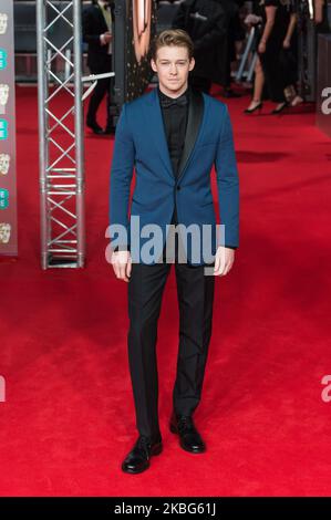 Joe Alwyn nimmt an der Verleihung der EE British Academy Film Awards in der Royal Albert Hall am 02. Februar 2020 in London, England, Teil. (Foto von Wiktor Szymanowicz/NurPhoto) Stockfoto