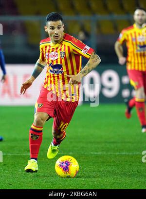 Lecce, Italien - 2. Februar 2020 Filippo Falco von uns Lecce während der Serie Ein Spiel zwischen uns Lecce und dem FC Turin am 2. februar 2020 Stadion 'Via del Mare' in Lecce, Italien (Foto von Gabriele Maricchiolo/NurPhoto) Stockfoto