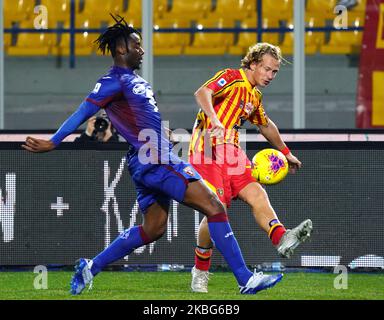 Lecce, Italien - 2. Februar 2020 Antonin Barak von uns Lecce während der Serie Ein Spiel zwischen uns Lecce und dem FC Turin am 2. februar 2020 Stadion 'Via del Mare' in Lecce, Italien (Foto von Gabriele Maricchiolo/NurPhoto) Stockfoto