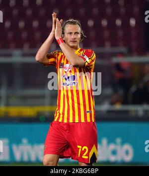 Lecce, Italien - 2. Februar 2020 Antonin Barak von uns Lecce während der Serie Ein Spiel zwischen uns Lecce und dem FC Turin am 2. februar 2020 Stadion 'Via del Mare' in Lecce, Italien (Foto von Gabriele Maricchiolo/NurPhoto) Stockfoto