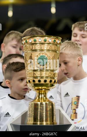 Pokalsieg vor dem DFB-Pokal Drittes Spiel zwischen Eintracht Frankfurt und RB Leipzig in der Commerzbank-Arena am 04. Februar 2020 in Frankfurt am Main. (Foto von Peter Niedung/NurPhoto) Stockfoto