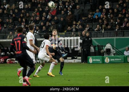 Timo Werner von Leipzig beim DFB-Cup-Spiel zwischen Eintracht Frankfurt und RB Leipzig am 04. Februar 2020 in der Commerzbank-Arena in Frankfurt am Main. (Foto von Peter Niedung/NurPhoto) Stockfoto