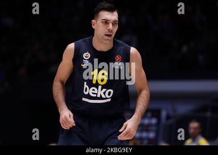 Kostas Sloukas von Fenerbahce Beko Istanbul während des EuroLeague-Basketballspiels zwischen Zenit St. Petersburg und Fenerbahce Beko Istanbul am 5. Februar 2020 im Yubileyny Sports Palace in Sankt Petersburg, Russland. (Foto von Mike Kireev/NurPhoto) Stockfoto