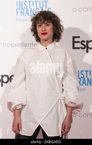 Die Schauspielerin Aida Folch nimmt am 05. Februar 2020 an der Premiere von 'Especiales' am französischen Institut in Madrid, Spanien, Teil. (Foto von Oscar Gonzalez/NurPhoto) Stockfoto