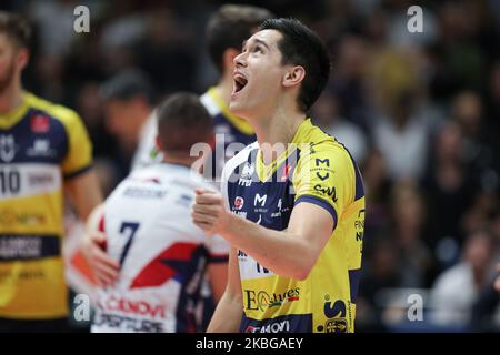 CHRISTENSON Micah beim Spiel der italienischen Volleyball-Liga der Männer zwischen Leo Shoes Modena und Cucine Lube Civitanova am 5. Februar 2020 in Palapanini in Modena, Italien. (Foto von Emmanuele Ciancaglini/NurPhoto) Stockfoto