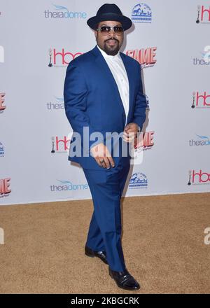 HOLLYWOOD, LOS ANGELES, KALIFORNIEN, USA - 06. FEBRUAR: Rapper Ice Cube kommt bei den Hollywood Beauty Awards 2020 an, die am 6. Februar 2020 im Taglyan Complex in Hollywood, Los Angeles, Kalifornien, USA, verliehen wurden. (Foto von Image Press Agency/NurPhoto) Stockfoto