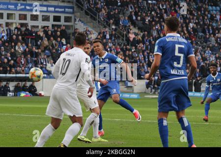 Marcel kostspielig von 1. FC Magdeburg während des 3. Bundesliga-Spiel zwischen 1. FC Magdeburg und SV Meppen in der MDCC-Arena am 08. Februar 2020 in Magdeburg. (Foto von Peter Niedung/NurPhoto) Stockfoto