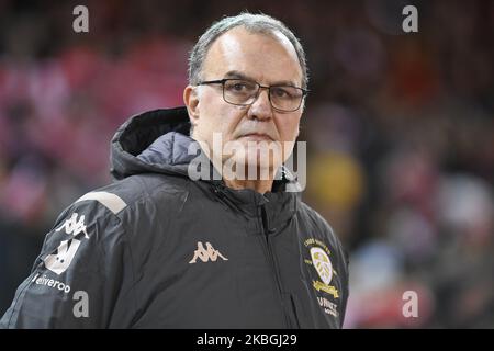 Marcelo Bielsa Manager von Leeds United während des Sky Bet Championship-Spiels zwischen Nottingham Forest und Leeds United am City Ground, Nottingham, am Samstag, 8.. Februar 2020. (Foto von Jon Hobley/MI News/NurPhoto) Stockfoto