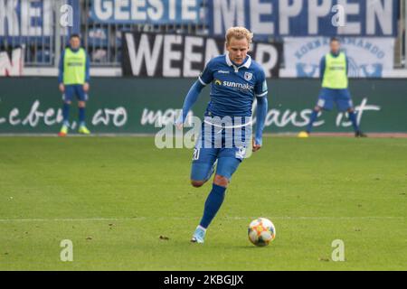 Sören Bertram von Magdeburg während des 3. Bundesliga-Spiel zwischen 1. FC Magdeburg und SV Meppen in der MDCC-Arena am 08. Februar 2020 in Magdeburg. (Foto von Peter Niedung/NurPhoto) Stockfoto