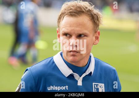 Sören Bertram aus Magdeburg sieht nach dem Verlust des 3 niedergeschlagen aus. Bundesliga-Spiel zwischen 1. FC Magdeburg und SV Meppen in der MDCC-Arena am 08. Februar 2020 in Magdeburg. (Foto von Peter Niedung/NurPhoto) Stockfoto