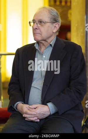 Der Schauspieler Emilio Gutierrez Caba posiert während der Porträtsitzung am 12. Februar 2020 in Madrid, Spanien. (Foto von Oscar Gonzalez/NurPhoto) Stockfoto