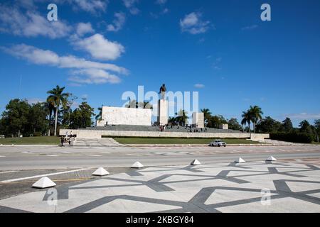 Ein Blick auf das Che Guevara-Denkmal und das Mausoleum in Santa Clara, Kuba, am 22. Januar 2020. (Foto von Manuel Romano/NurPhoto) Stockfoto