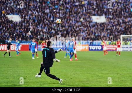 Milan Mijatovic von Levski Sofia während der Levksi Sofia gegen CSKA Sofia im Vasil Levski Stadion, Sofia, Bulgarien am 15. Februar 2020. (Foto von Ulrik Pedersen/NurPhoto) Stockfoto