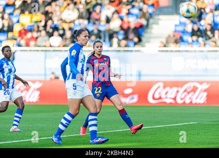 Lieke Martens während des Spiels zwischen FC Barcelona und Sporting Huelva, gespielt im Johan Cruyff Stadium, am 16. Februar 2020, in Barcelona, Spanien. -- (Foto von Xavier Ballart/Urbanandsport/NurPhoto) Stockfoto