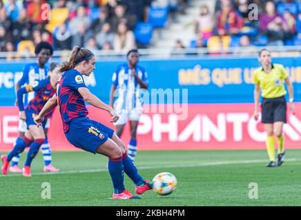 Alexia Putellas während des Spiels zwischen dem FC Barcelona und Sporting Huelva, gespielt im Johan Cruyff Stadium, am 16. Februar 2020, in Barcelona, Spanien. -- (Foto von Xavier Ballart/Urbanandsport/NurPhoto) Stockfoto