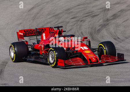 16 LECLERC Charles (mco), Scuderia Ferrari SF1000, Aktion während der Formel 1 Wintertests auf dem Circuit de Barcelona - Catalunya am 19. Februar 2020 in Barcelona, Spanien. (Foto von Xavier Bonilla/NurPhoto) Stockfoto
