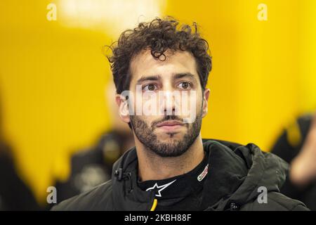 RICCIARDO Daniel (aus), Renault F1 Team RS20, Portrait während der Formel 1 Wintertests auf dem Circuit de Barcelona - Catalunya am 19. Februar 2020 in Barcelona, Spanien. (Foto von Xavier Bonilla/NurPhoto) Stockfoto