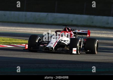 99 GIOVINAZZI Antonio (ita), Alfa Romeo Racing C39, Aktion während der Formel 1 Wintertests auf dem Circuit de Barcelona - Catalunya am 19. Februar 2020 in Barcelona, Spanien. (Foto von Xavier Bonilla/NurPhoto) Stockfoto