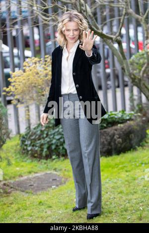 Sonia Bergamasco nimmt am 20. Februar 2020 an der Fotocall 'Il Commissario Montalbano' in Rom, Italien, Teil. (Foto von Mauro Fagiani/NurPhoto) Stockfoto