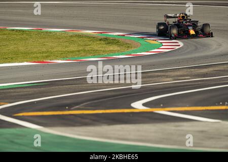 23 ALBON Alexander (tha), Aston Martin Red Bull Racing Honda RB16, Aktion während der Formel 1 Wintertests auf dem Circuit de Barcelona - Catalunya am 21. Februar 2020 in Barcelona, Spanien. (Foto von Xavier Bonilla/NurPhoto) Stockfoto