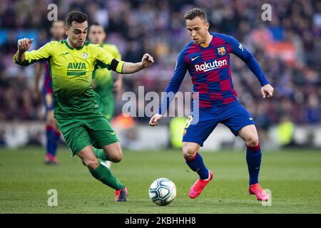 08 Arthur Melo aus Brasilien vom FC Barcelona beim La Liga Santander Spiel zwischen dem FC Barcelona und SD Eibar im Camp Nou Stadium am 22. Februar 2020 in Barcelona, Spanien. (Foto von Xavier Bonilla/NurPhoto) Stockfoto