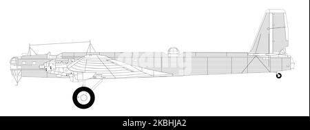 TUPOLEV TB-3 4AM-34RN Stockfoto