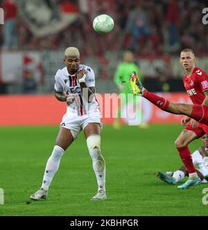 Köln, Deutschland. 03. Nov, 2022. firo : 11/03/2022, Fußball, Fußball, UEFA, Europa CONFERENCE LEAGUE, Saison 2022/2023, 1.FC Cologne - OGC Nice Mario LEMINA, Nice Credit: dpa/Alamy Live News Stockfoto