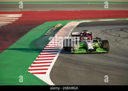99 GIOVINAZZI Antonio (ita), Alfa Romeo Racing C39, Aktion während der Formel 1 Wintertests auf dem Circuit de Barcelona - Catalunya am 21. Februar 2020 in Barcelona, Spanien. (Foto von Xavier Bonilla/NurPhoto) Stockfoto