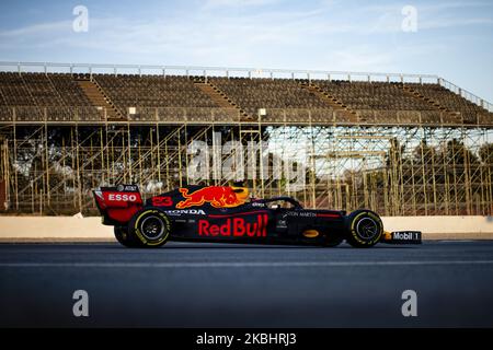 23 ALBON Alexander (tha), Aston Martin Red Bull Racing Honda RB16, Aktion während der Formel 1 Wintertests auf dem Circuit de Barcelona - Catalunya am 21. Februar 2020 in Barcelona, Spanien. (Foto von Xavier Bonilla/NurPhoto) Stockfoto