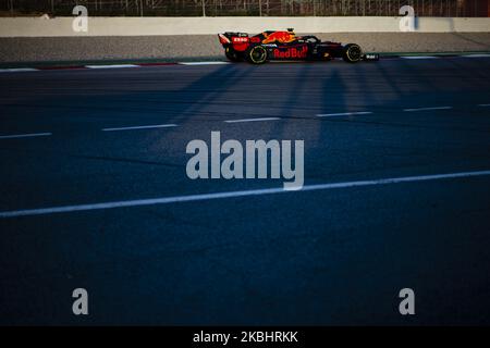 23 ALBON Alexander (tha), Aston Martin Red Bull Racing Honda RB16, Aktion während der Formel 1 Wintertests auf dem Circuit de Barcelona - Catalunya am 21. Februar 2020 in Barcelona, Spanien. (Foto von Xavier Bonilla/NurPhoto) Stockfoto