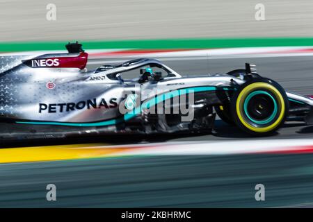 77 BOTTAS Valtteri (FIN), Mercedes AMG Petronas F1 W11, Aktion während der Formel 1 Wintertests auf dem Circuit de Barcelona - Catalunya am 19. Februar 2020 in Barcelona, Spanien. (Foto von Xavier Bonilla/NurPhoto) Stockfoto