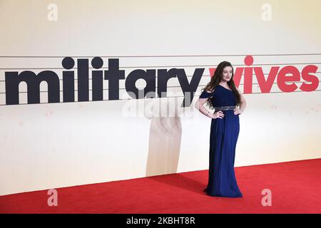 Amber Doig-Thorne nimmt an der Military Wives UK Premiere auf dem Cineworld Leicester Square am 24. Februar 2020 in London, England, Teil. (Foto von Alberto Pezzali/NurPhoto) Stockfoto