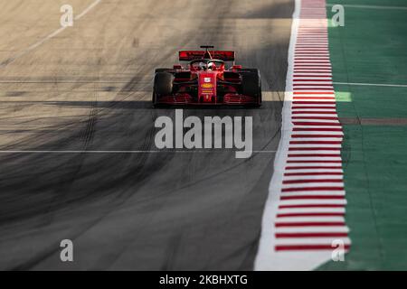 05 VETTEL Sebastian (ger), Scuderia Ferrari SF1000, Aktion während der Formel 1 Wintertests auf dem Circuit de Barcelona - Catalunya am 26. Februar 2020 in Barcelona, Spanien. (Foto von Xavier Bonilla/NurPhoto) Stockfoto