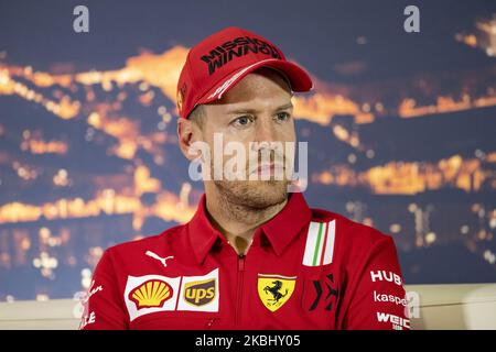 VETTEL Sebastian (ger), Scuderia Ferrari SF1000, Portrait während der Formel 1 Wintertests auf dem Circuit de Barcelona - Catalunya am 26. Februar 2020 in Barcelona, Spanien. (Foto von Xavier Bonilla/NurPhoto) Stockfoto